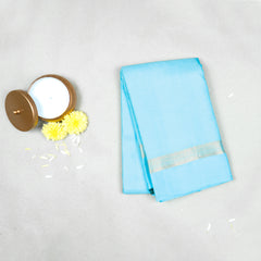 Light Blue soft silk