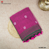 PURE HANDLOOM LINEN SAREE