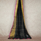 PURE HANDLOOM LINEN SAREE