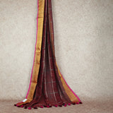 PURE HANDLOOM LINEN SAREE