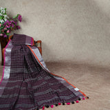 PURE HANDLOOM LINEN SAREE
