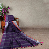 PURE HANDLOOM LINEN SAREE