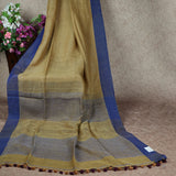 PURE HANDLOOM LINEN SAREE