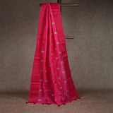 JUTE EMBROIDERY SAREE