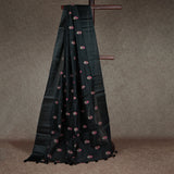 JUTE EMBROIDERY SAREE
