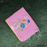 COTTON LINEN SAREE