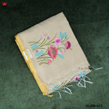 COTTON LINEN SAREE