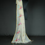 COTTON LINEN SAREE