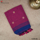 PURE HANDLOOM LINEN SAREE
