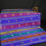 BERHAMPURI DOUBLE PALLA SILK SAREE