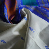 BERHAMPURI DOUBLE PALLA SILK SAREE