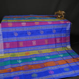 BERHAMPURI DOUBLE PALLA SILK SAREE